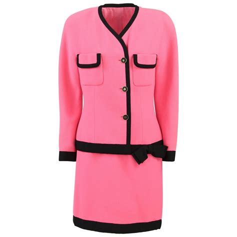 pink chanel suit for sale|original chanel suit.